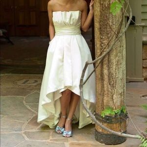 NWT High Low Wedding Gown